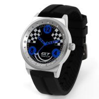 Gt 001 Men Sport Fashion Silica Gel Strap Racing Car Style Quartz Wrist Watch