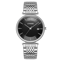 Longbo 5111 Fashionable Quartz Watch Stainless Steel Strap Couple Watch Gifts