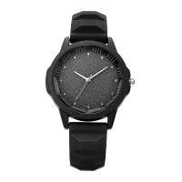 Rebirth Re078 Fashionable Female Wrist Watch Rhinestone Silicone Strap Quartz Watches