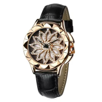 Rotation Diamond Ladies Wrist Watch