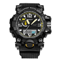 Sanda 732 Fashion Led Display Men Watch 30m Waterproof Sport Digital Watch