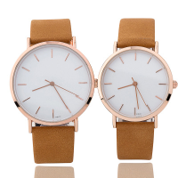 Simple Design Couple Wrist Watch