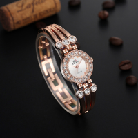 Soxy 0016 Crystal Round Dial Ladies Bracelet Watch