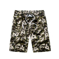 Camo Summer Swim Surf Drifting Casual Holiday Quick Drying Loose Beach Shorts For Men
