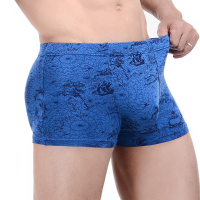 Fashion Printing Underwear Cotton Breathable Soft Comfortable Boxer Briefs For Men