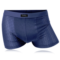 Mens Mesh Breathable Comfy U Convex Modal Boxer Underwear Soft Comfortable Sexy Briefs