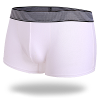 Mens Soft Comfortable Breathable Cotton U Convex Boxer Underwear