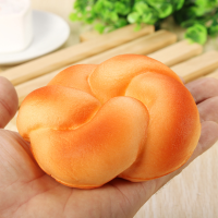 9Cm Squishy Soft Simulation Maple Leaves Bread Fun Toys Decoration