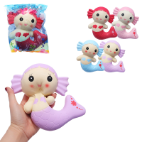 Cutie Creative Squishy Mermaid Toys Scented Bread Cake Super 19cm Soft Slow Rising Original Packaging