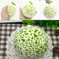 Hami Melon Squishy Slow Rising 10*10*10cm Retail Packaging Phone Straps Charms Fruit Squishy Scented Toy