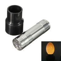 Led Cool Light Egg Candler Flashlight For Hatching Eggs Aaa
