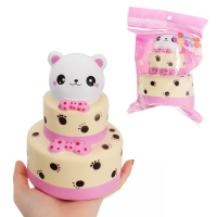 NO NO Squishy Cat Cake Sweet 15*10.8CM Slow Rising With Packaging Collection Gift Soft Toy