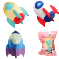 Simela Squishy Rocket 14.5Cm Slow Rising Toy Gift Collection With Packing