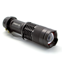 Soshine Tc3 Xpe Q5 300lumens 3modes Zoomable Tactical Led Flashlight 18650