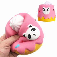 Squishy Chocolate Panda Cake Jumbo 12.5Cm Slow Rising Soft Collection Gift Decor Toy