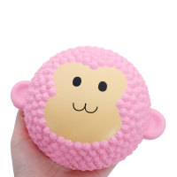 Squishy Pink Monkey Cake 13cm Gift Soft Slow Rising With Packaging Collection Gift Decor Toy