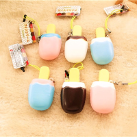 Squishy Popsicle Ice Lolly Ice Cream 6x3x1.7Cm Cute Phone Bag Strap Pendent Gift Toy
