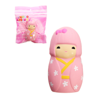 Squishy Sakura Cherry Blossom Girl Doll 11.5Cm Slow Rising With Packaging Collection Gift Decor Toy