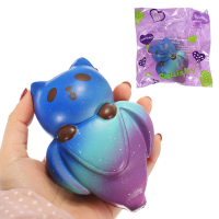 Squishy Slow Banana Bear 12*8*5cm Simulation Pu Decompression Foam Toy Original Packaging