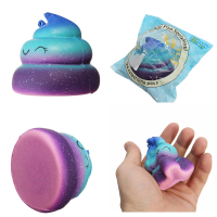 Squishy Starry Poo Toy 6.5*6.5*5Cm Slow Rising With Packaging Collection Gift Decor Soft Squeeze Toy