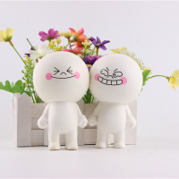 Squishy Steamed Bun Man Mantou Slow Rising With Packaging Collection Gift Decor Toy