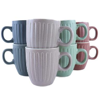 OTIX Koffiekopjes 8 Delig Moss   Multikleur