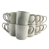 OTIX Koffiekopjes Met Oor Set van 12 Koffietassen Groot Theemok 420ML