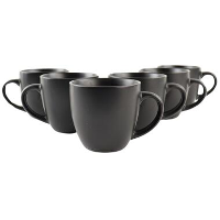 OTIX KoffieKopjes Set van 6   Zwart