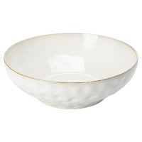 OTIX Saladeschaal Slakom Serveerschaal 2500ML Beige Keramiek
