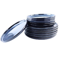 OTIX Serviesset 12 Delig Ebony   Blauw