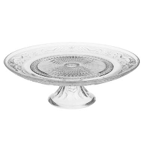 OTIX Taartplateau Met Voet Renaissance Transparant 29x29x10.5 Cm Glas