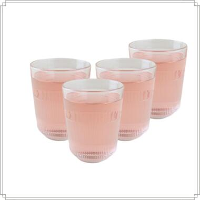 OTIX Waterglazen Drinkglazen Limonade 320ml Set van 4