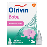 Otrivin Baby Wegwerpdopjes bij Otrivin Baby Aspirator neusjesreiniger