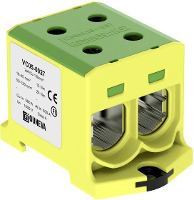 Ouneva Group VC05 0027 Verdeelblok Schroeven Geel groen 1 stuk(s)