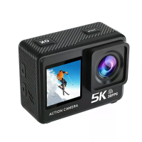 Ourlife MTR60 5K30FPS 4K60FPS Actiecamera 2.0'' Aanraak LCD 170° 30M Waterdicht 6 assige EIS WiFi 5x Zoom Helmut Sport W