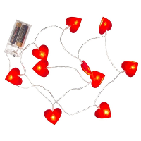 Hartjesslinger   Valentijns verlichting   120 cm   versiering