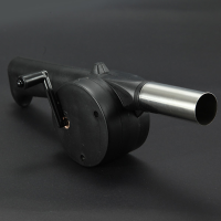 Outdoor Cooking Fan Air Blower For Bbq Fire Bellows Hand Crank Powered