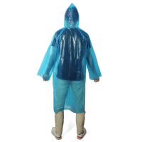 Outdoor Fieldwork Travel Raincoat Suit Disposable Plastic Rain Poncho Rainwear Rainproof Cover