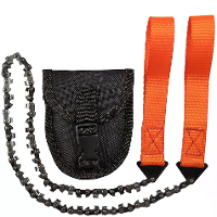 Outdoor Hand Chainsaw 65Mn staal Zaag 11 tanden 33 tanden met waterdichte canvas tas Overlevingskamperen gereedschap
