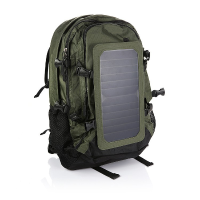 Outdoor Solar Backpack Solar Charger Back Pack Bag With Removable 6.5W Solar Panel