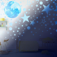Glowing Stars Dark Luminous Sky Tape Fluorescerende Plastic Muursticker Muurtattoo Decoraties