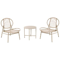 OVARO   Bistroset   Beige   PE rotan