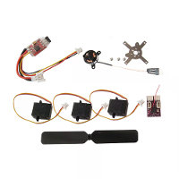 Oversky AP02 Brushless Motor Met Ontvanger Servos Propeller Kracht Systeem Combo Voor Indoor RC Vliegtuig Vaste Vleugel