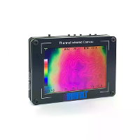 OVMLX Warmtebeeldcamera met geavanceerde MLX90640 sensor OV2640 zichtbaar lichtcamera fusie modus 3,5 inch schermweergav