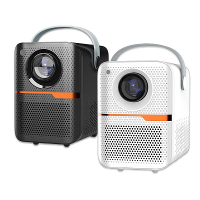 P10 Slim 4K Wifi Draagbare 1080P LED Projector met Afstandsbediening Elektronische Focussing 4 punten Keystone Correctie