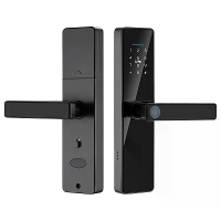 P14 Wifi Slimme Slot Tuya Vingerafdruk Sleutelloze Deurslot met App Bediening Beveiliging en Gemak 5050 Slotlichaam Op a