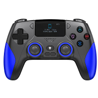 P4 Draadloze Gamingcontroller 1,47 inch OLED scherm bluetooth Gamepad met Hall Effect Joysticks & Triggers Turbo Trillin