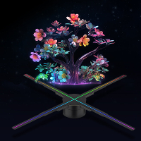 P65 3D Hologramventilator HD Projector LED teken Holografische speler ondersteunt video winkeladvertenties Festival Lich