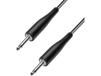 Paccs HIC23BK090SD Instrumenten Kabel [1x Jackplug male 6.3 Mm   1x Jackplug male 6.3 Mm] 9 m Zwart