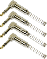 6.3 Mm Jackplugstekker Paccs HST16SET4 Haaks Set van 4 stuks